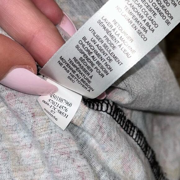 Chico's Parisian Medallion Lace-Up Top SZ 2 (LG) boho flowy 3/4 sleeve neck tie - Picture 10 of 10